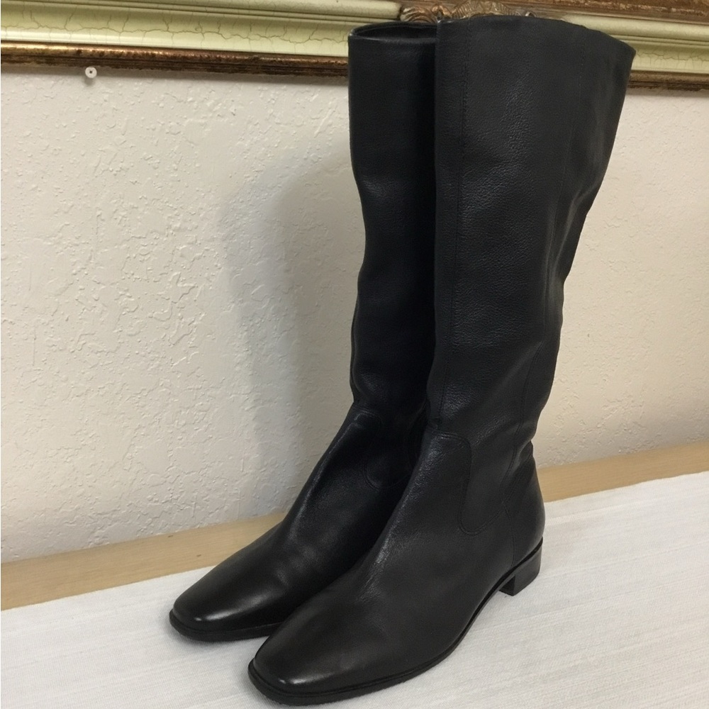 Talbots black mid boots size 7.5B